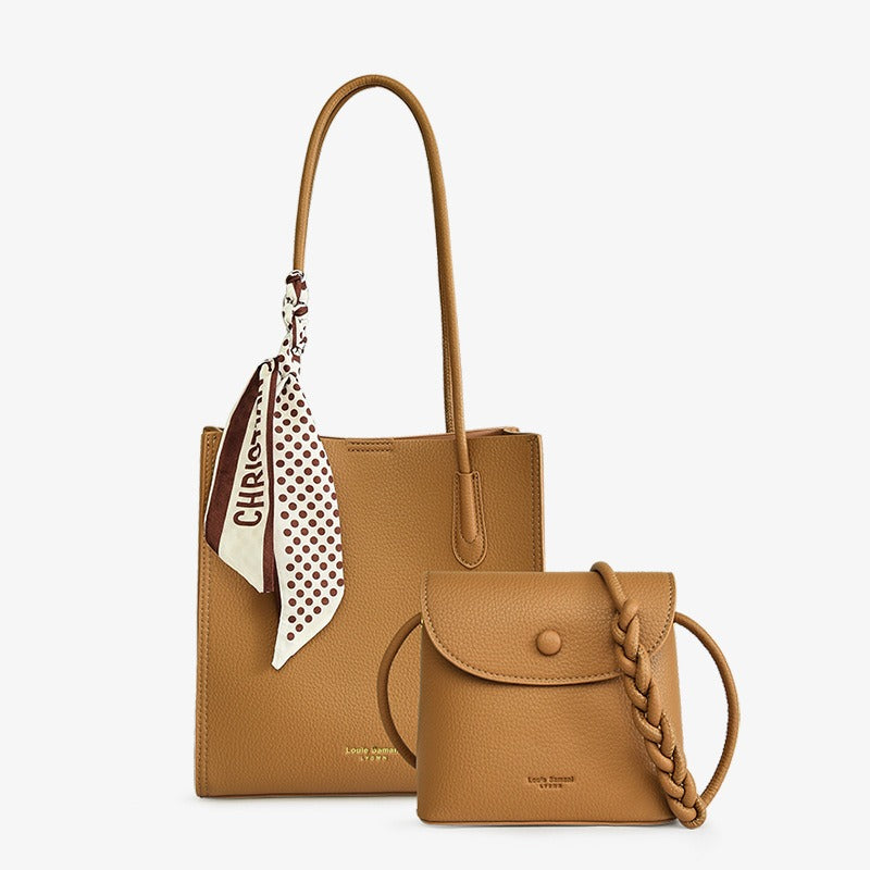 Structured Patent Leather Bag with Crossbody - Renata