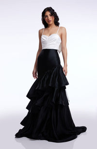 Clarice Dress M Off White Black