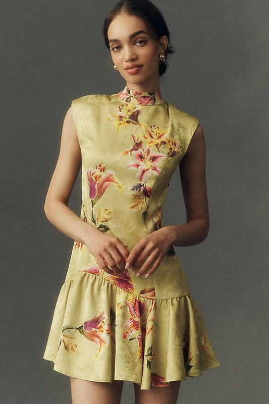 Drop-Waist Mini Dress