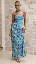 Mariposa Maxi Dress Blue Floral Buy Women's Dress Billy J