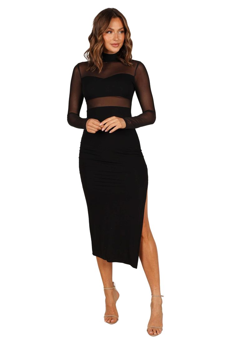 Petal & Pup Women's Farrow Long Sleeve Midi Dress