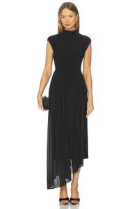 Francis Knit Combo Midi Dress