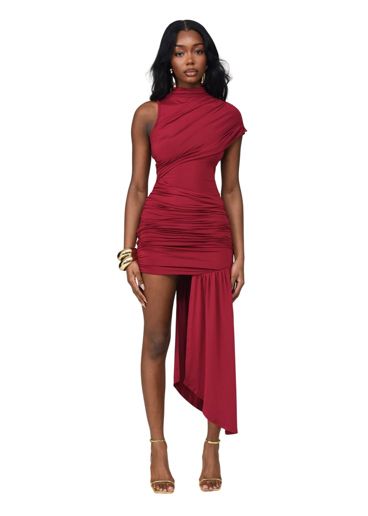 Burgundy Clove Dress