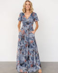 Ardley Maxi Dress Slate Print