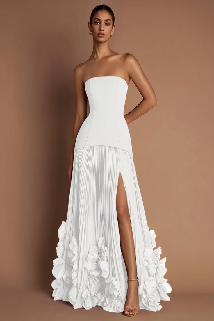 Marnie White Maxi Dress