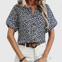 Faylora | Comfortable Blouse Blue