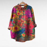 Magnolia - Elegant Linen Summer Blouse