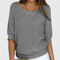 Sofia - Elegant Sweater Gray