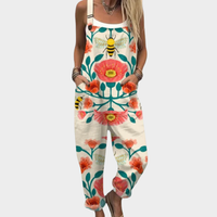 Rosie - Comfortable Printed Dungarees