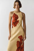 Farm Rio Poppy Print Midi Dress