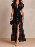 Jilian – Bohemian Lace Maxi Dress