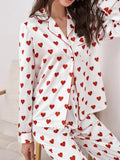 Elsa Heart Print Pyjama Set