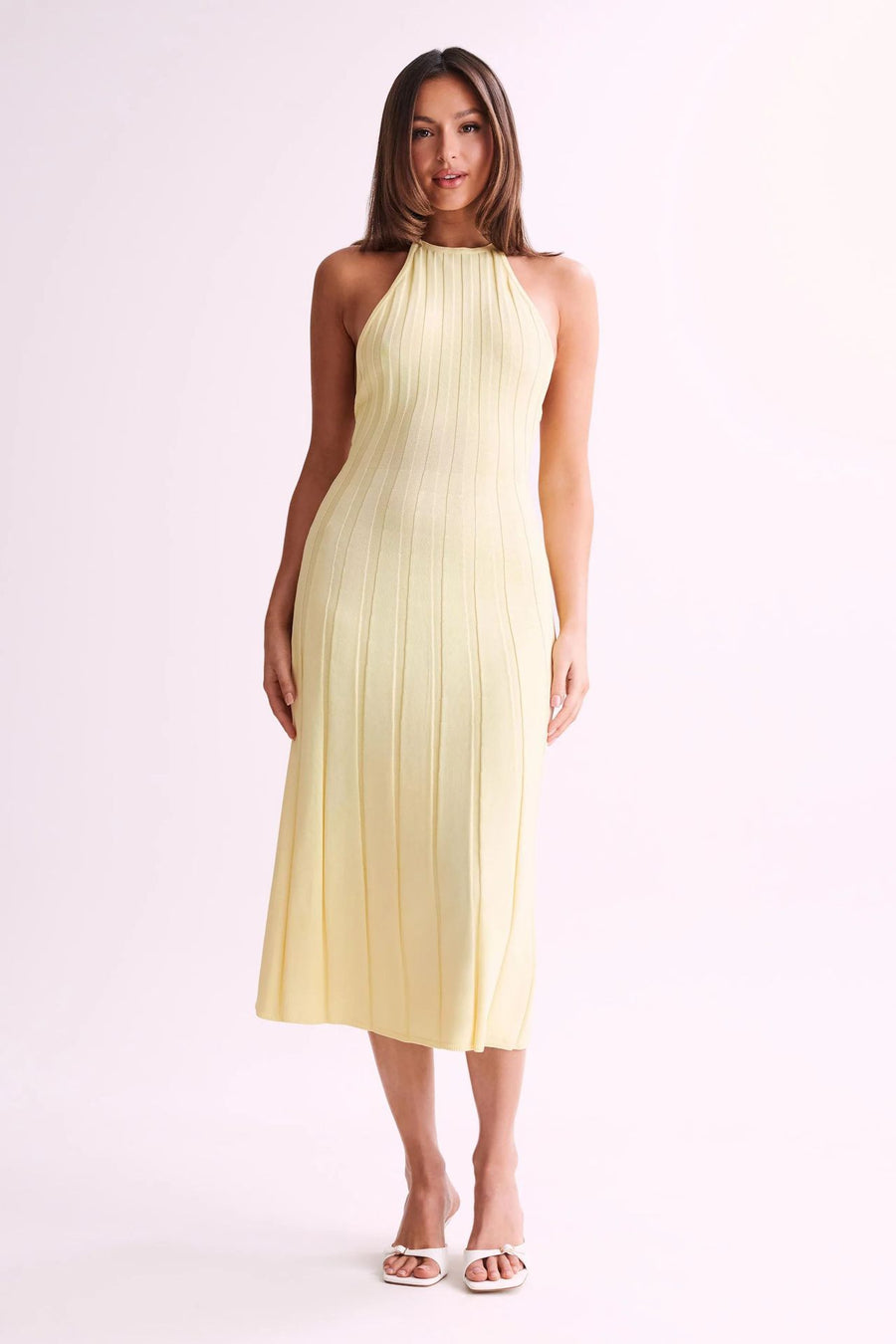 Dalila Halter Neck Midi Dress