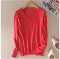 Anika V-Neck Knit Sweater
