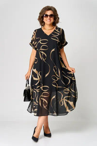 Nora – Cosy Elegant Midi Dress