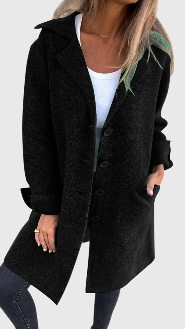 Lisa - Blazer With Buttons Black