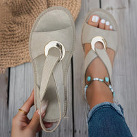 Indira – Flat Buckle Comfort Sandals