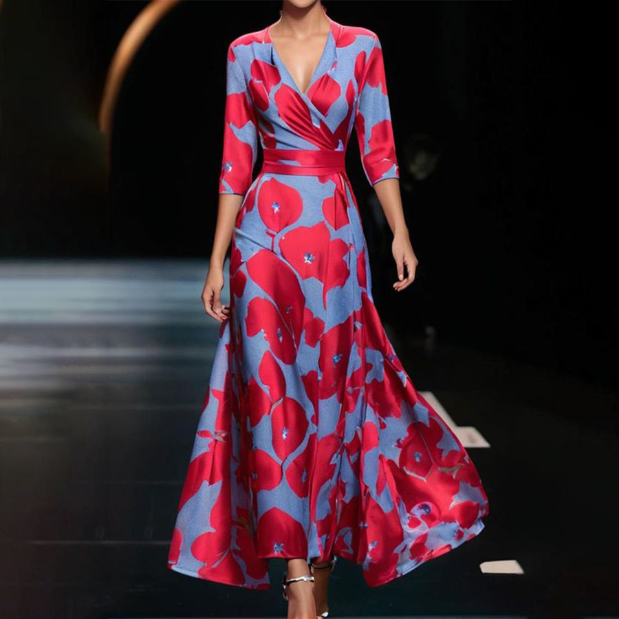 Emily - Comfortable dress for every day with V-neck