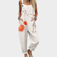 Bethany - Comfortable Printed Dungarees