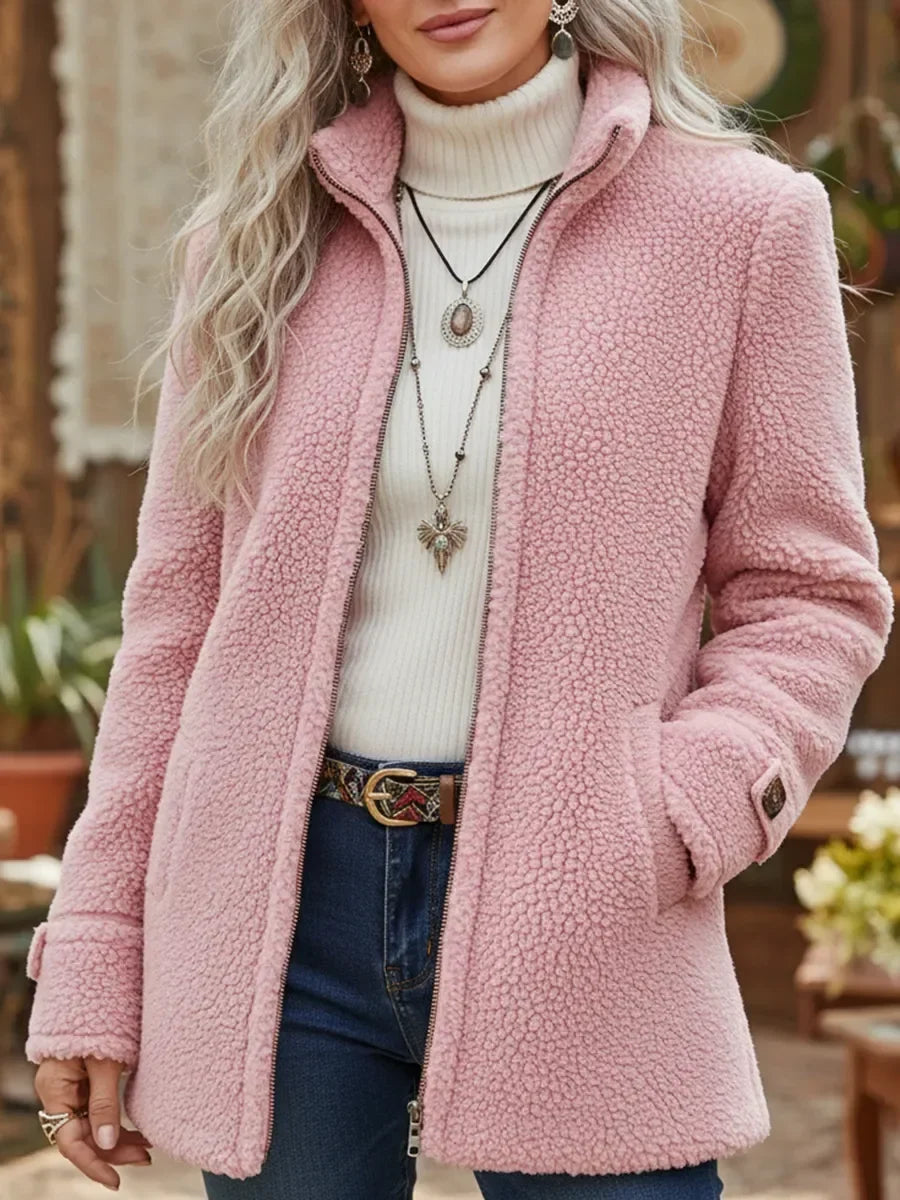 Devina – Full-Zip Lambswool-Feel Jacket
