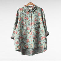 Arlette - Elegant Linen Summer Blouse