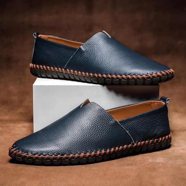 Vaida | Sophisticated Loafers Navy