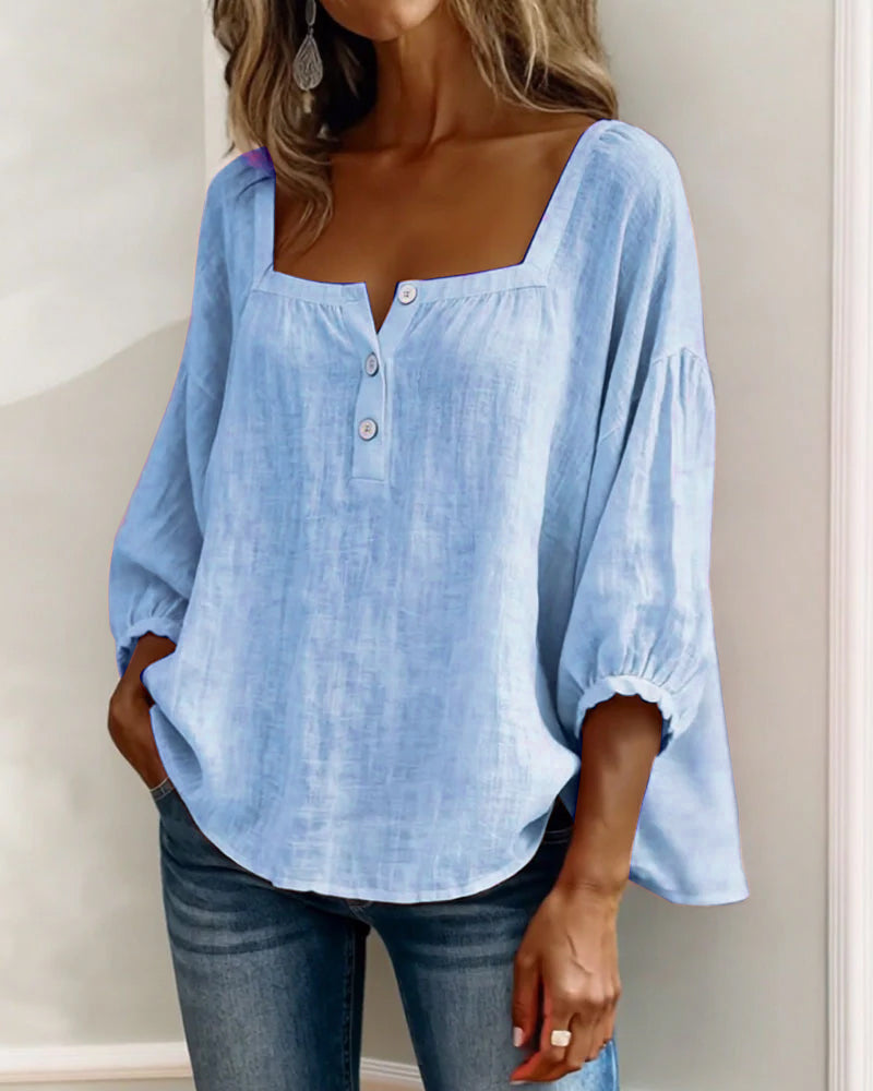 Rue – Lightweight Linen Cotton Blouse