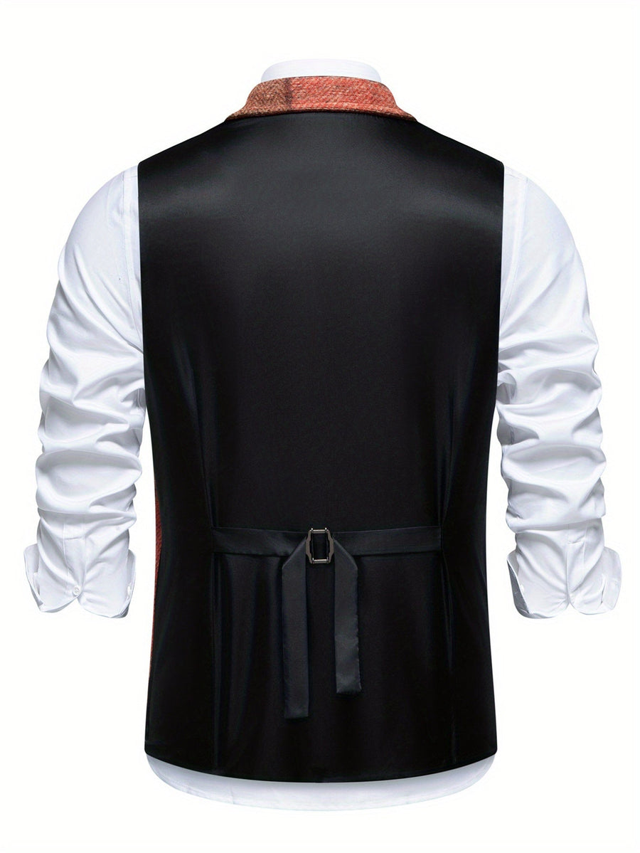 Zachariah - Classic Patchwork Gilet for Men