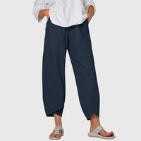 Leona | Comfortable Pants Marine Blue