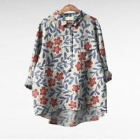 Arlette - Elegant Linen Summer Blouse