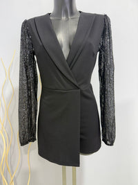 Araminta – Elegant Black Romper