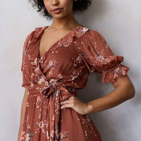 Women's LC Lauren Conrad Ruffled Wrap Maxi Dress