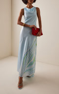 Exclusive Juliana Floral Satin Maxi Dress By Significant Other