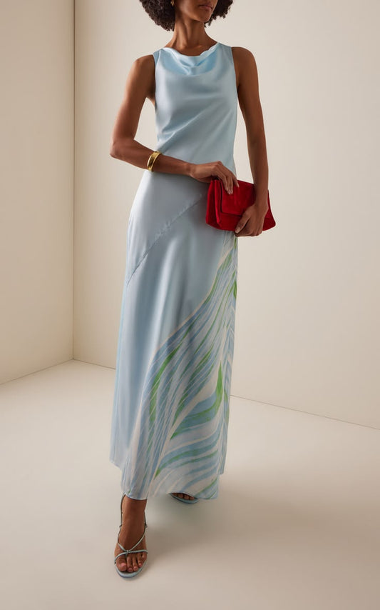 Exclusive Juliana Floral Satin Maxi Dress By Significant Other
