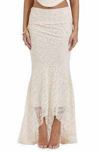 Delilah Floral Long Sleeve Lace Maxi Dress (Women)