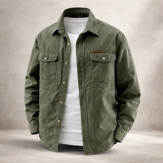 Amos - Heavyweight Cotton Overshirt