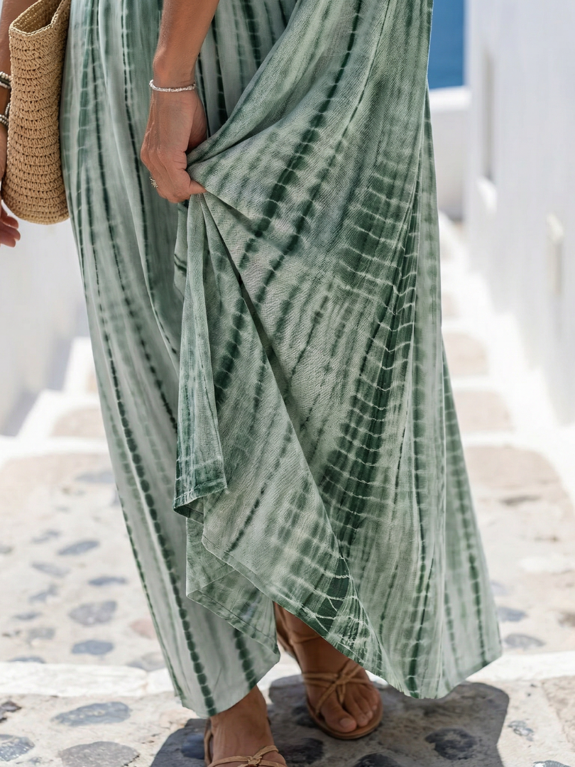 Karis - Casual Fit Soft Dye Midi Dress