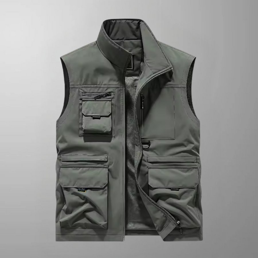Neil - Multi-Pocket Breathable Outdoor Cargo Gilet