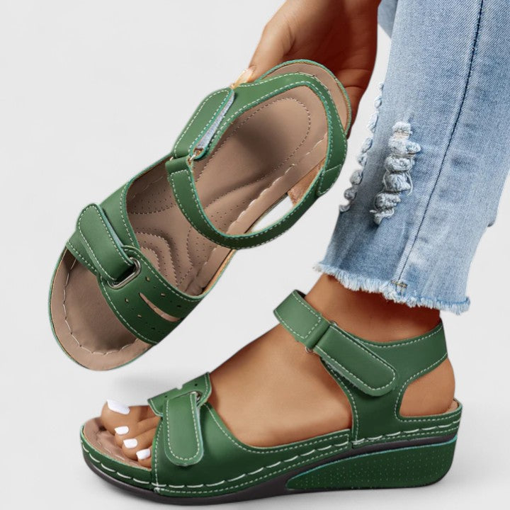 Emarise | Orthopedic Sandals Green