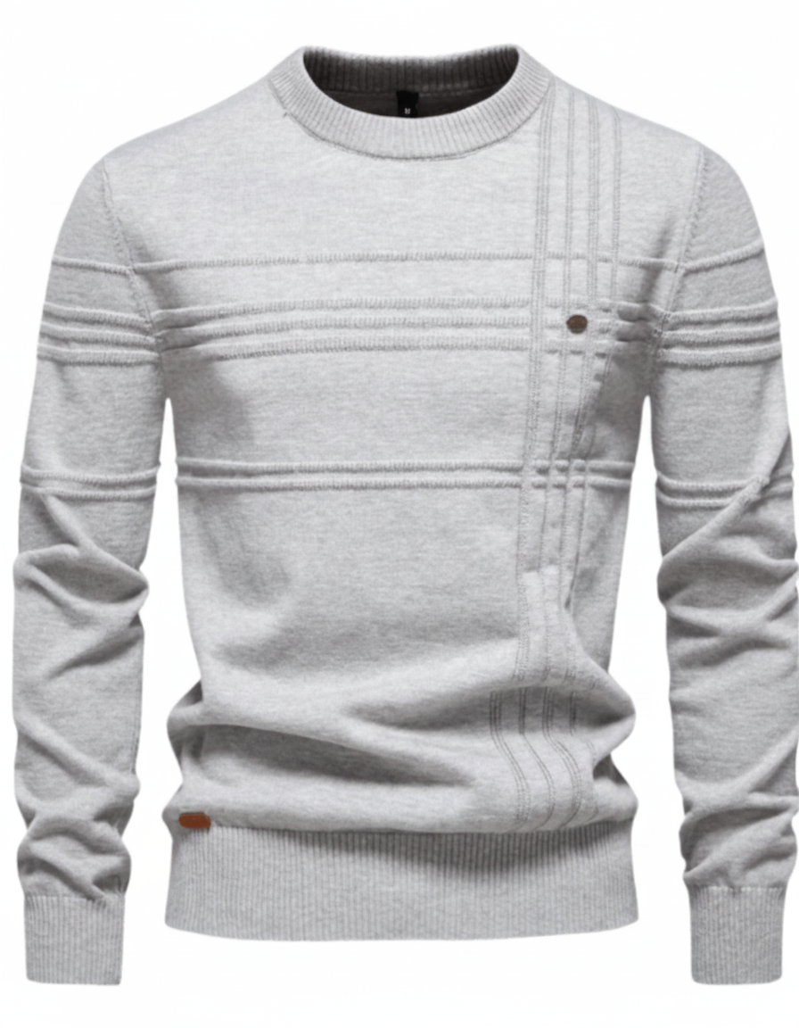 Jayden - Elegant Checked Sweater