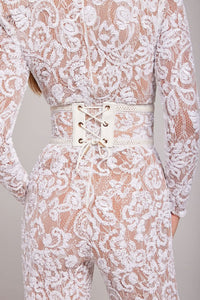 Mirabelle Sequin Formal Jumpsuit