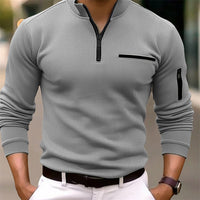 Jordan – Long Sleeve Zip Shirt for Effortless Style