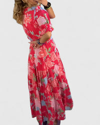 Mireya – Elegant Floral Summer Dress
