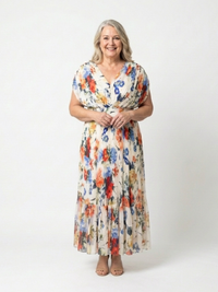 Mollie – Pleated Midi Dress