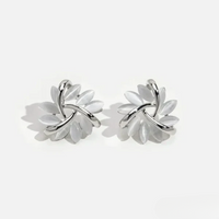 Sienna™ | Elegant Opal Petal Circle Stud Earrings