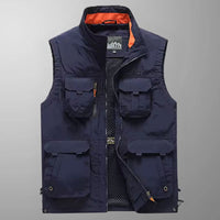 Carter - Multi-Pocket Breathable Outdoor Cargo Vest