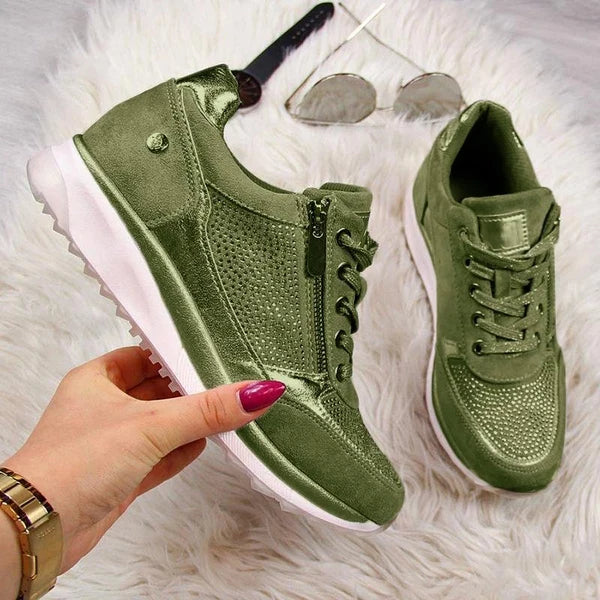Gwendolyn – Zip-Up Orthopedic Sneakers