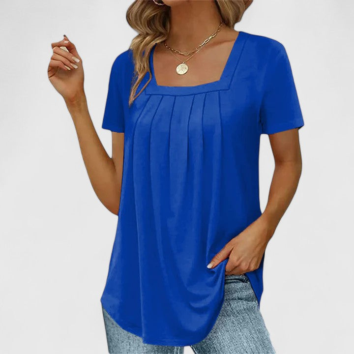 Lenabria | Elegant Summer Blouse Blue