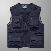 Tony - Multi-Pocket Breathable Outdoor Cargo Gilet