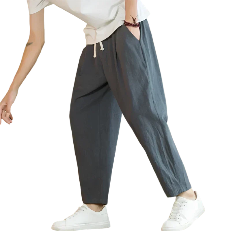 Nicholas | Cotton Pants Cancun. Dark Gray